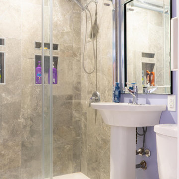 Modern kitchen & Bath renovation | Habermehl Contracting