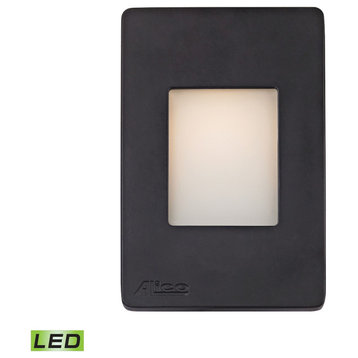 THOMAS LIGHTING WLE1105C30K-10-31 Step Light - LED Opal Lens with Black Finish