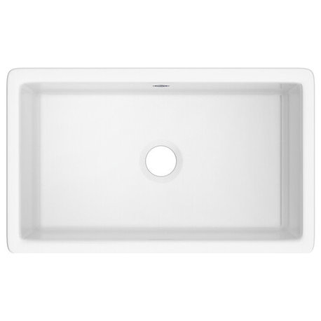 30" Shaker Single Bowl Undermount Fireclay Kitchen Sink