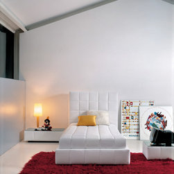 Squaring Single Bed by Bonaldo - Beds
