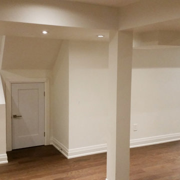 Basement Renovation- Home Gym and Entertainment Centre