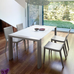 Fashion-160 Table with Leaf  by Domitalia - Dining Tables