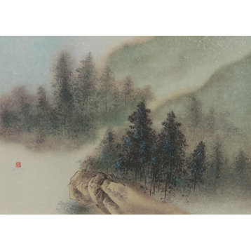 David Lee, Mountain Forest 10, Lithograph