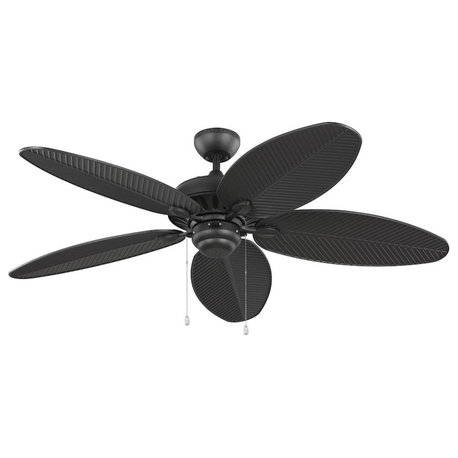 Monte Carlo Fan Company Cruise Outdoor Ceiling Fan, Matte Black