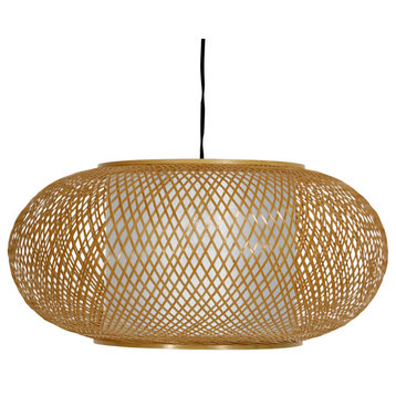 Honey Kata Japanese Ceiling Lantern
