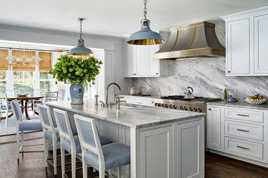 Example of a transitional kitchen design in DC Metro