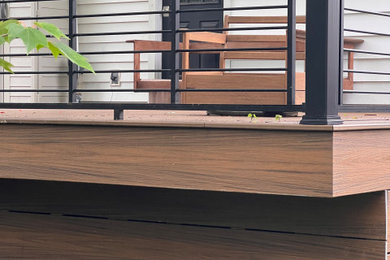 Inspiration for a deck remodel in New York