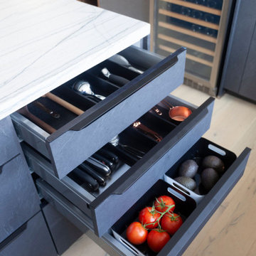 Busy Professionals Bring Texture, Joy, and Order to Their New Kitchen