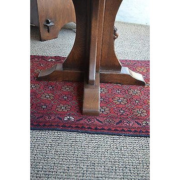 Arts and Crafts Mission Solid Oak Mouse Detail End Table