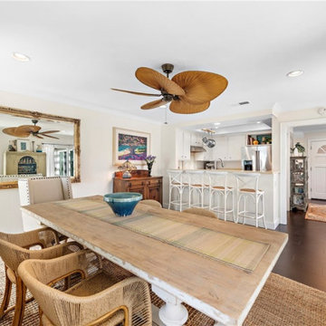 Dining room and kitchen bar