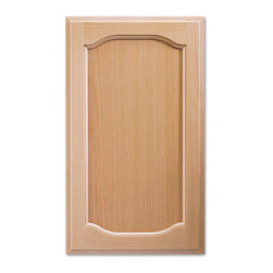 Krystle Deluxe Cabinet Door from CabinetNow.com shown in Beech - Kitchen Cabinetry