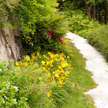 Giardino in scarpata