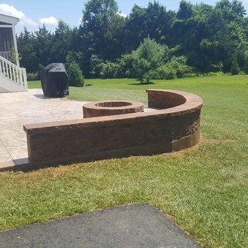 J-Stamped Concrete Patio Warrenton VA