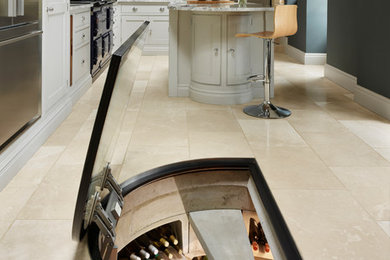Inspiration for a contemporary wine cellar in Other.