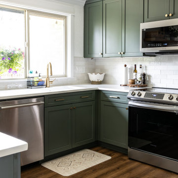 Lush Green Kitchen Revamp