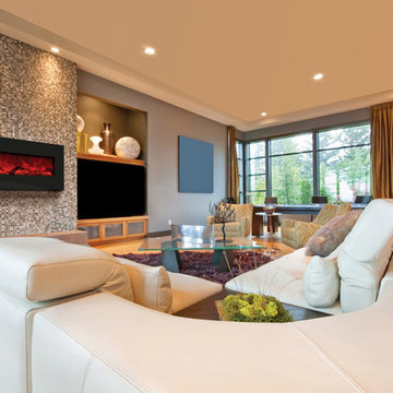 Built-in Electric Fireplaces Indoor
