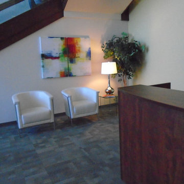 Before & After - Commercial Building Lobby Staging in Albuquerque, NM