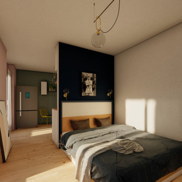 Un studio de 28m² entièrement rénové | 14e