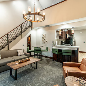 Full Condo Renovation: Basic 80's to Rustic Transitional