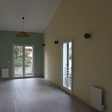 Extension d'une maison de vacances et création d'une galerie en bois