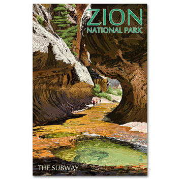 Lantern Press 'National Park 5' Canvas Art, 30" x 47"