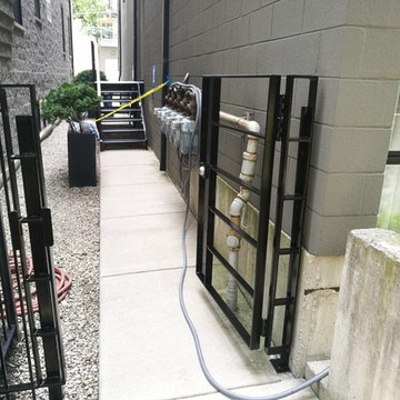 Wicker Park fences, parkway fences, stairs, handrails and balconies painting