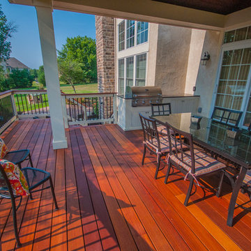 Exotic Hardwood Deck with Pavilion