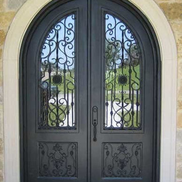 Full Radius Iron Doors