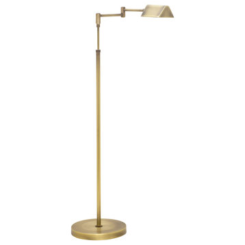 House of Troy D100 Delta 1 Light 37-1/2"H Integrated LED Swing - Antique Brass