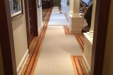 Inspiration for a timeless hallway remodel in Orange County