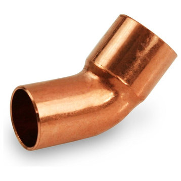 1-1/2" Nominal Size 45° Street Elbow, Male Connect and Female Socket