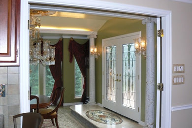 Tuscan dining room photo in Seattle