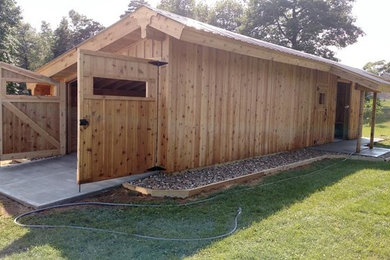 Inspiration for a rustic home design remodel in Other