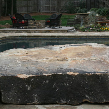 Natural Boulder Diving Board
