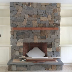 Natural Thin Stone Veneer Fireplace - Products