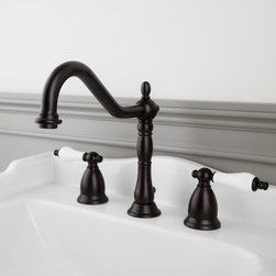 Victorian Widespread Bathroom Sink Faucet - Bathroom Sink Faucets
