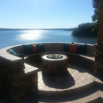 Noce 6x12 Tumbled Travertine Paver Project