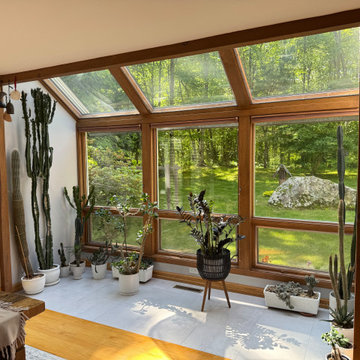 Before - outdated dining room windows - Storrs, CT