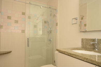 Example of a minimalist bathroom design in DC Metro