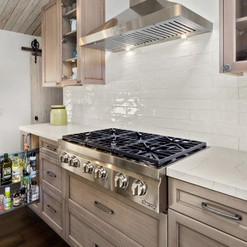 Rustic Industrial Kitchen in Carmel, California