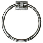 Dartefax - Bamboo Towel Ring, Oil Rub Bronze - Accent your bathroom with this unique SeaHorse Towel Ring inspired from nature. Modern Bamboo Ring.