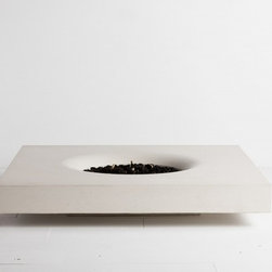 Halo Low Fire Pit 36" and 48" Available in a Range of Colours - Fire Pits