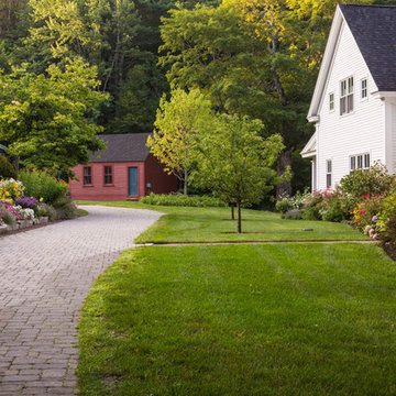 Custom Stone Wall & Lush Garden Project