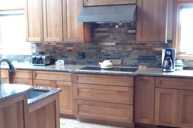 Example of a trendy kitchen design in Other