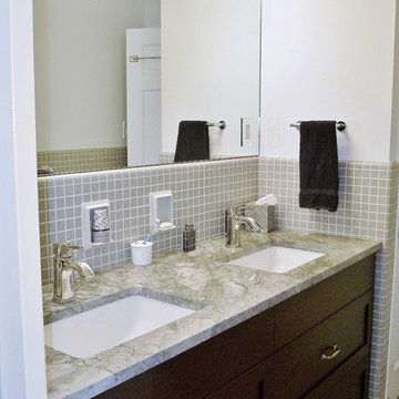 Modest cost makeover brightens & refreshes Upper St. Clair bath