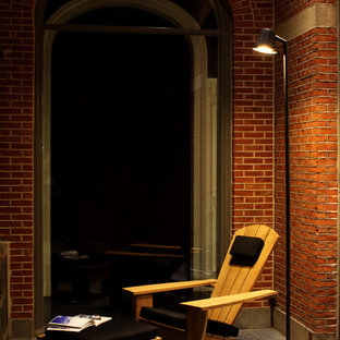 This is an example of a contemporary porch design in Miami.