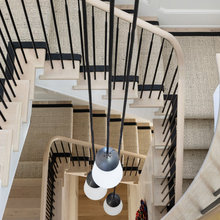 transitional spiral stair