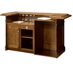 Lamar Straight Bar - Wine And Bar Cabinets