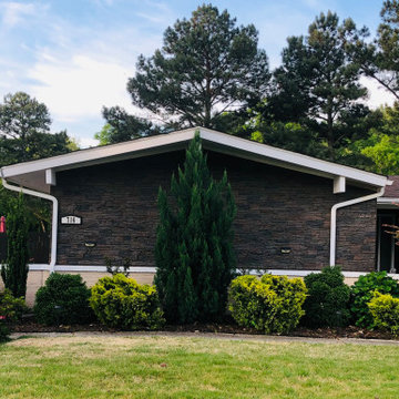 Karen’s Home Siding Renovation with Coffee Stacked Stone