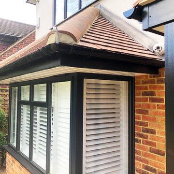 Door canopy installation in Loughton, Essex